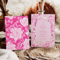 Classic Fuchsia Floral Chinoiserie Garden Wedding