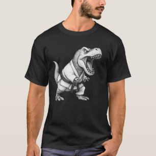 Classic Funny Karate T-Rex Taekwondo T-Rex Jiu Jit T-Shirt