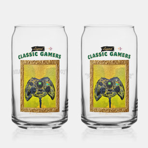 Classic Gamer Sick Box Couples Set Can Glass