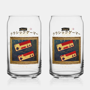 Classic Gamers Outta Sight 83 Couples Set Can Glass