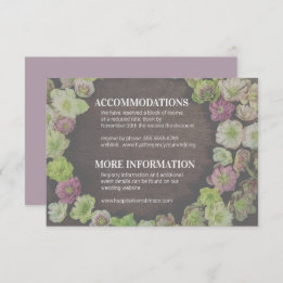 CLASSIC Garden Hellebore Details Enclosure Card