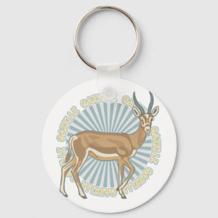 Classic Gazelle Key Ring