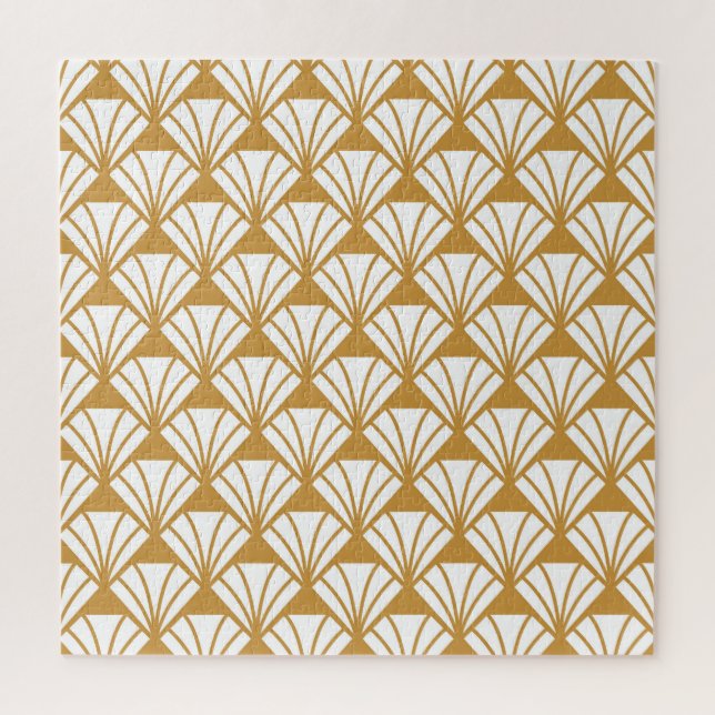 Classic Geometric: Art Deco Elegance. Jigsaw Puzzle (Vertical)