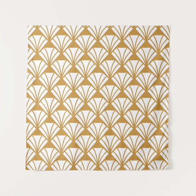 Classic Geometric: Art Deco Elegance. Tapestry (Front)
