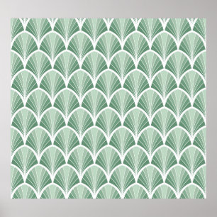 Classic Geometric: Art Deco Seamless Style Poster