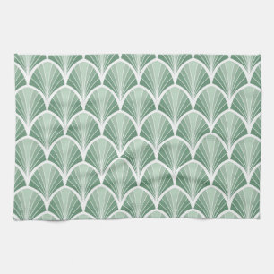 Classic Geometric: Art Deco Seamless Style Tea Towel