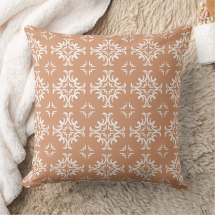 Classic Geometric Lattice & Diamond Micro-Pattern Cushion