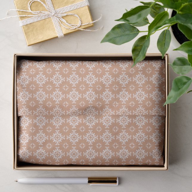 Classic Geometric Lattice & Diamond Micro-Pattern Tissue Paper (Gift)