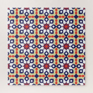Classic Geometric: Seamless Ornamental Design Jigsaw Puzzle