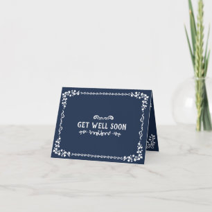 Classic get well soon card