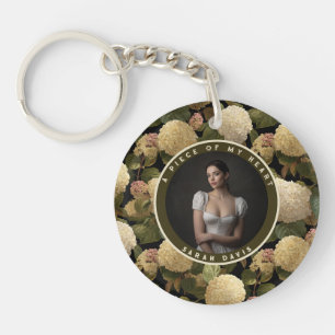 Classic Gifts For Coworkers Custom Hydrangeans Key Ring