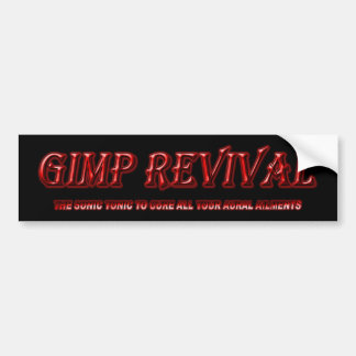 Classic Gimp Revival Bumper Sticker