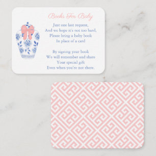 Classic Ginger Jar Build Baby Girl's Library Enclosure Card