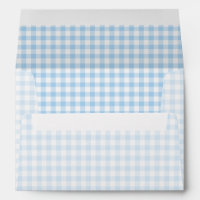 Classic Gingham Baby Blue