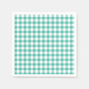Classic Gingham Bluegrass Green Napkin