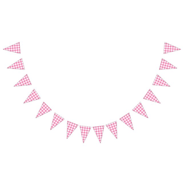 Classic Gingham Fuchsia Bunting (All)
