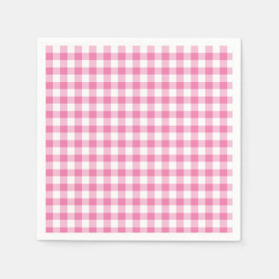 Classic Gingham Fuchsia Napkin