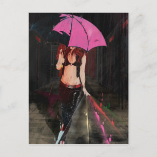 Classic Girl Postcard