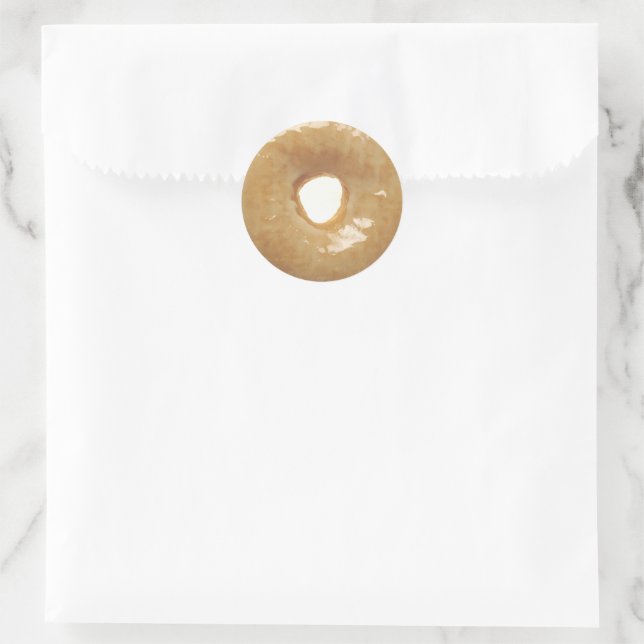 Classic Glazed Doughnut Novelty Stickers (Bag)