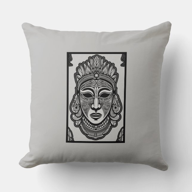 "Classic Global Masks" Cushion (Front)