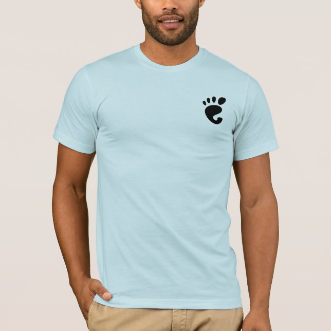 Classic GNOME Footprint Logo Shirt (Front)