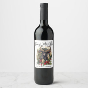 Classic Goat Yule Wine Label