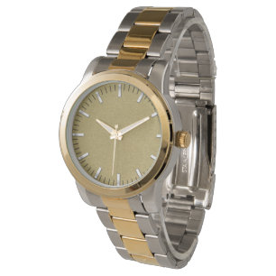 Classic Gold Foil Mens Wrist Watch