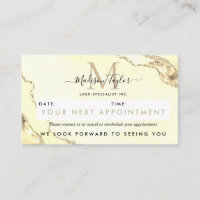 Classic Gold Glitter Agate Marble Monogram Cute