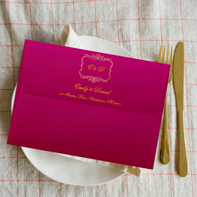 Classic Gold Look Wedding Envelope (Creator Uploaded)