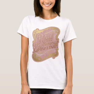 Classic Gold RAW EMOTION Graphic Design T-Shirt