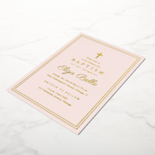 Classic Gold Religious Baptism & Christening