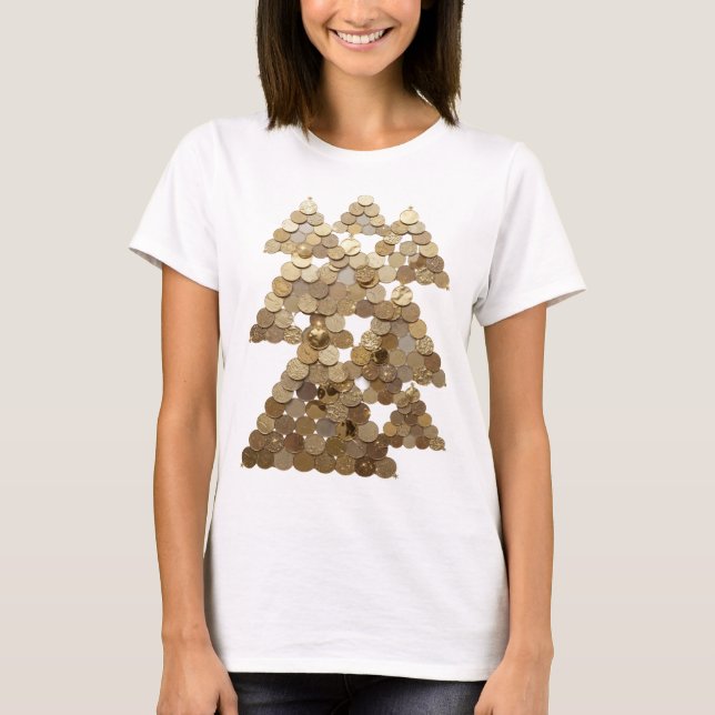 Classic Gold TREE Custom Design T-Shirt (Front)