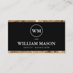 Classic   Gold Trim Business Card
