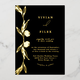 Classic Golden Mini floral capsule Wedding