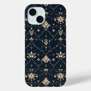 Classic Golden Pattern iPhone 15 Case