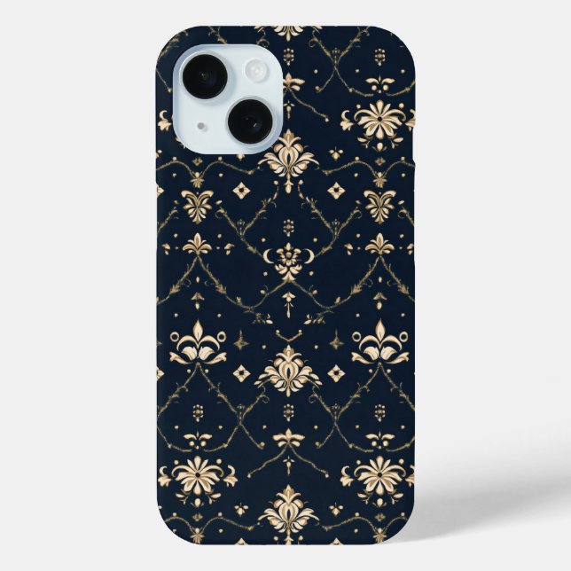 Classic Golden Pattern Case-Mate iPhone Case (Back)
