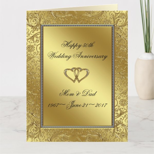 Golden Anniversary Gifts & Gift Ideas | Zazzle UK