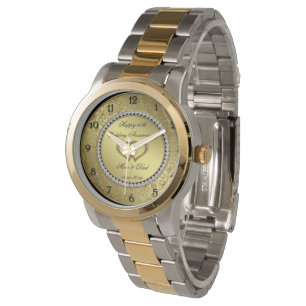 Classic Golden Wedding Anniversary Watch