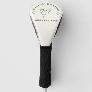 Classic Golf Club Player Name Head Cover