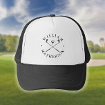 Classic Golf Clubs Custom Name Golfer Trucker Hat<br><div class="desc">Personalise the name to create a classic and stylish golf gift. Ideal for individuals,  golf clubs and as a company gift.
Designed by Thisisnotme©</div>