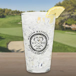 Classic Golf Hole in One Personalised Glass<br><div class="desc">Personalise the name,  location hole number and date to create a great golf keepsake to celebrate that fantastic hole in one. Designed by Thisisnotme©</div>