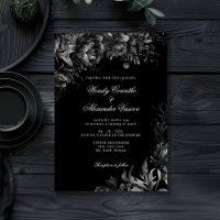 Classic Gothic Black Wedding