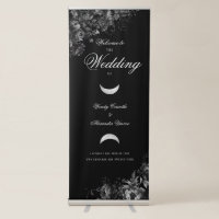 Classic Gothic Black Wedding Welcome
