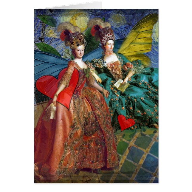 Classic Gothic Gemini Whimsical Butterfly Woman (Front)