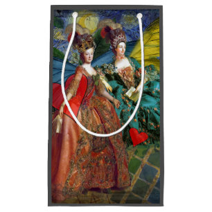 Classic Gothic Gemini Whimsical Butterfly Woman Small Gift Bag