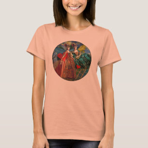 Classic Gothic Gemini Whimsical Butterfly Woman T-Shirt