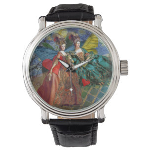 Classic Gothic Gemini Whimsical Butterfly Woman Watch