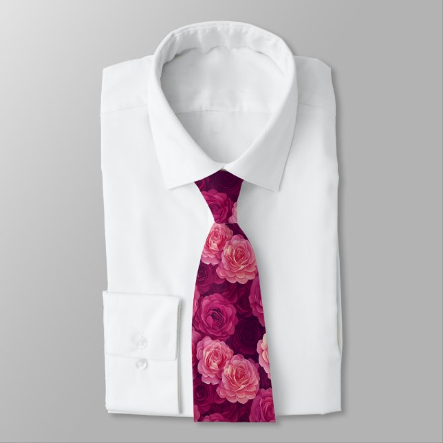 Classic Graduation Gifts For Him Rose Tie (Tied)