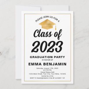 Classic Graduation Invitation
