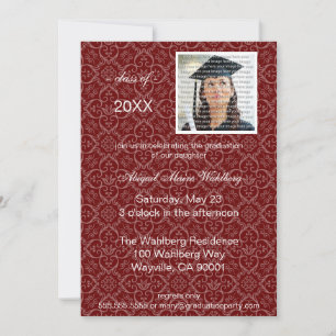 Classic Graduation Party Invitation